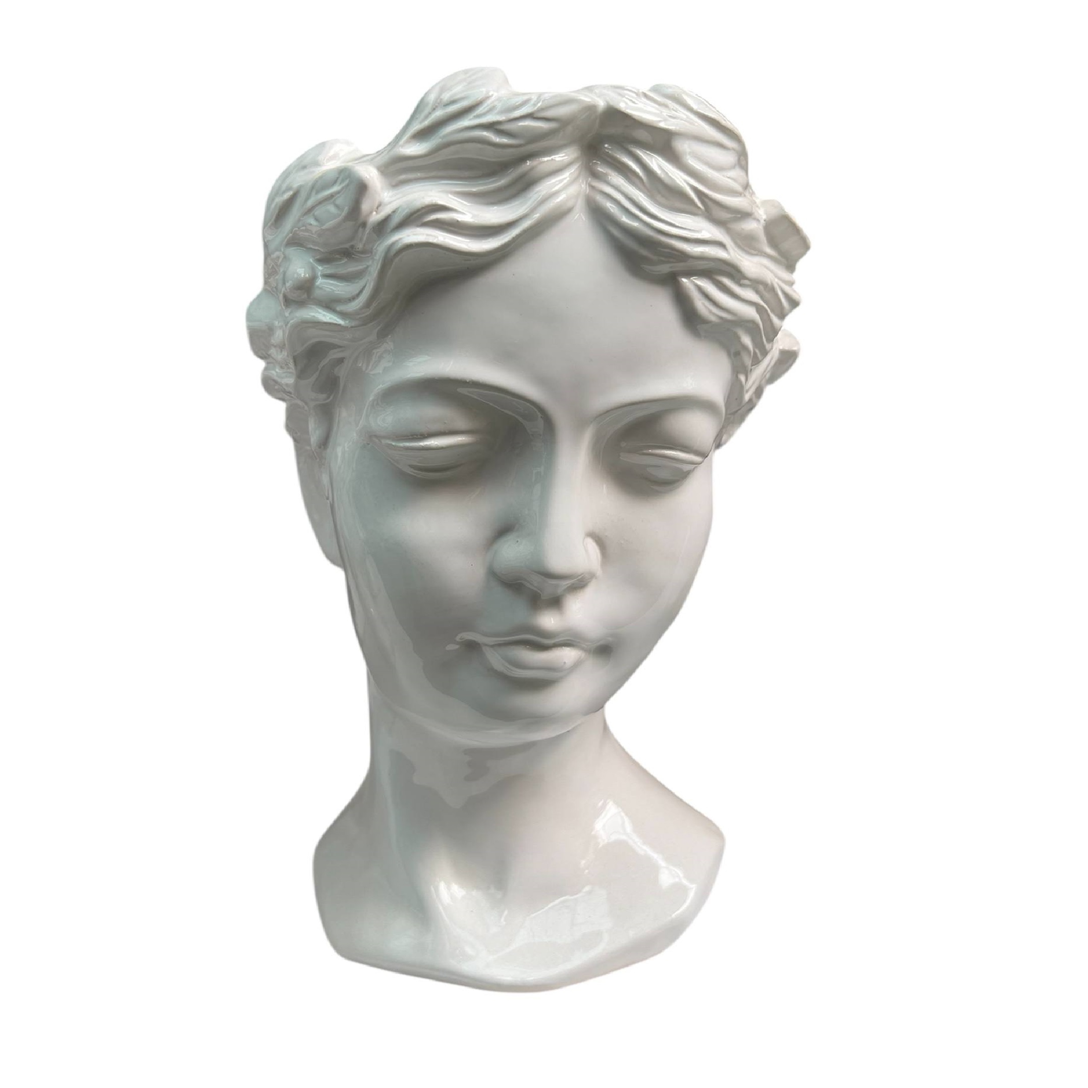 گلدان سرامیکی طرح زن رومی