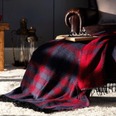 شال مبل و تخت مادام کوکو مدل Katriane Kirmizi سایز 170×130 سانتی متر