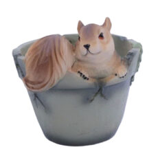 گلدان پلی استر مدل سنجاب کوچک