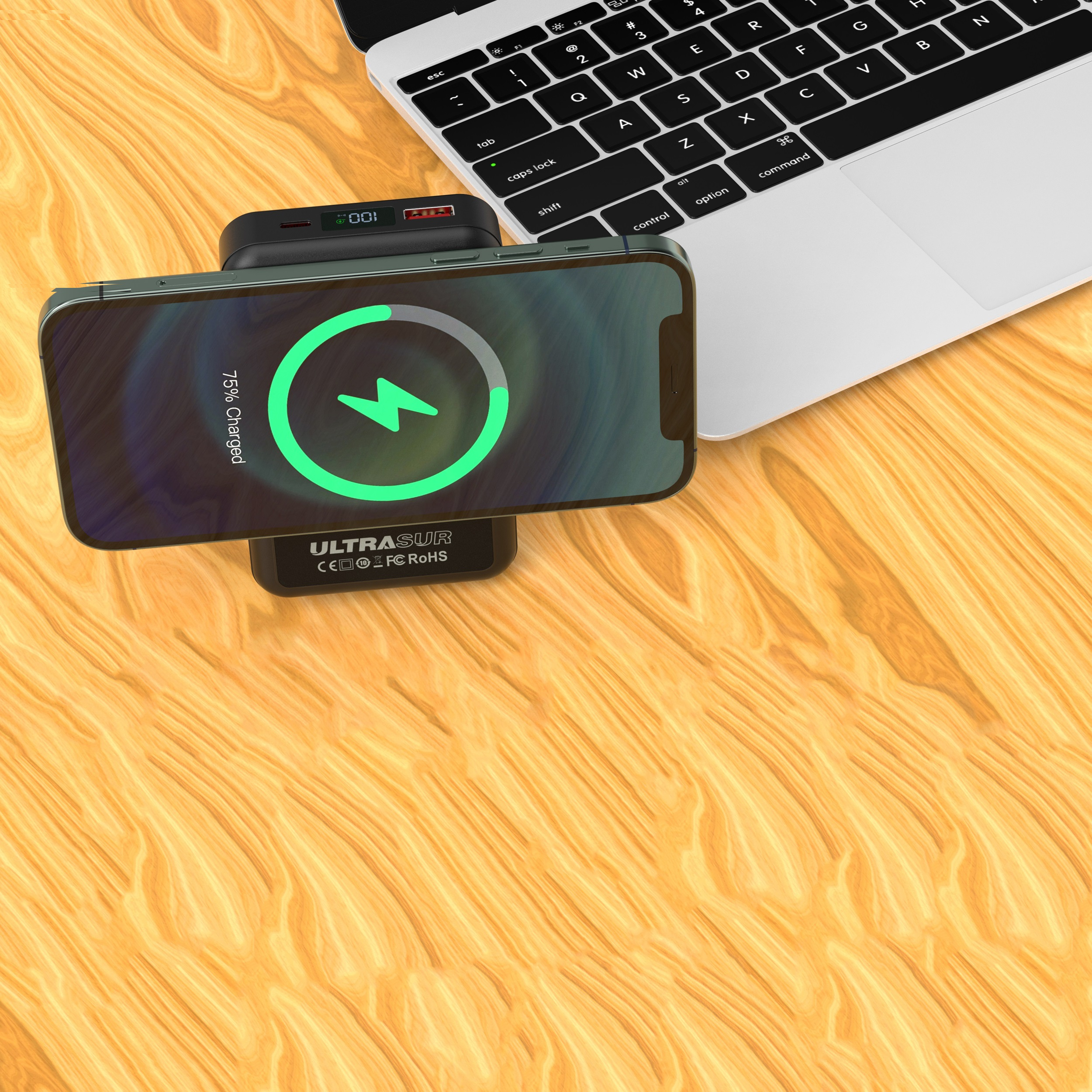 پاوربانک اولتراسور مدل U-PW5 ظرفیت 10000 میلی آمپر ساعت