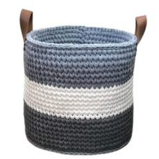 سبدقلاب بافی تریکو مدل دسته دار کد 6