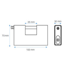 قفل کتابی کهن مدل هیدرودیسکی کد 100