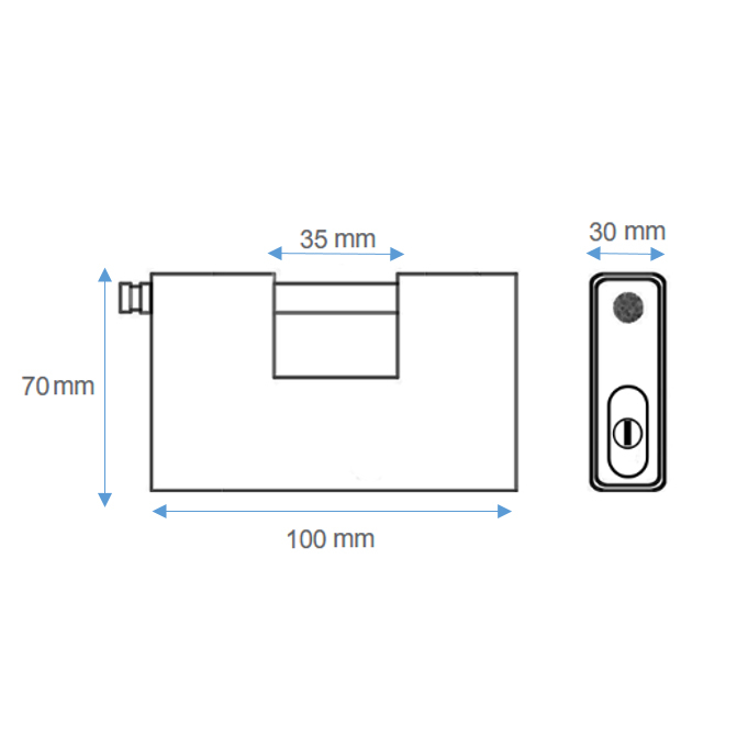 قفل کتابی کهن مدل هیدرودیسکی کد 100