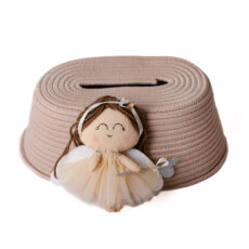 ست سطل و دستمال اتاق کودک مدل فرشته کد 0373