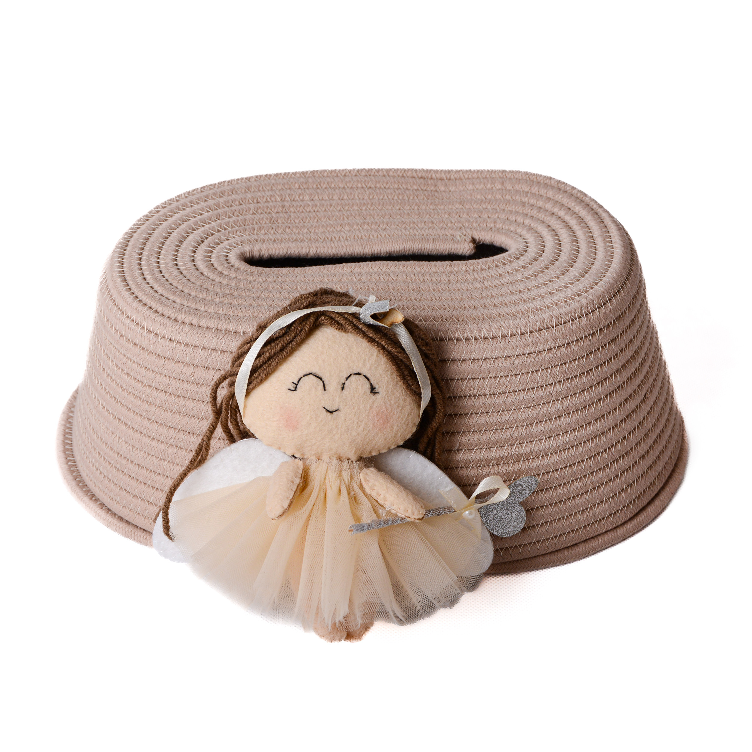 ست سطل و دستمال اتاق کودک مدل فرشته کد 0373