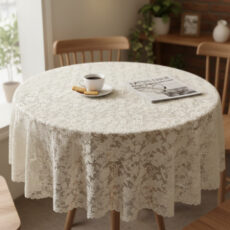 رومیزی مدل  گل  سایز 150×150 سانتی‌متر