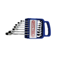 آچار یکسر تخت و یکسر رینگی اس ام تی سی مدل جغجغه ای YP-7PCS  مجموعه 7 عددی