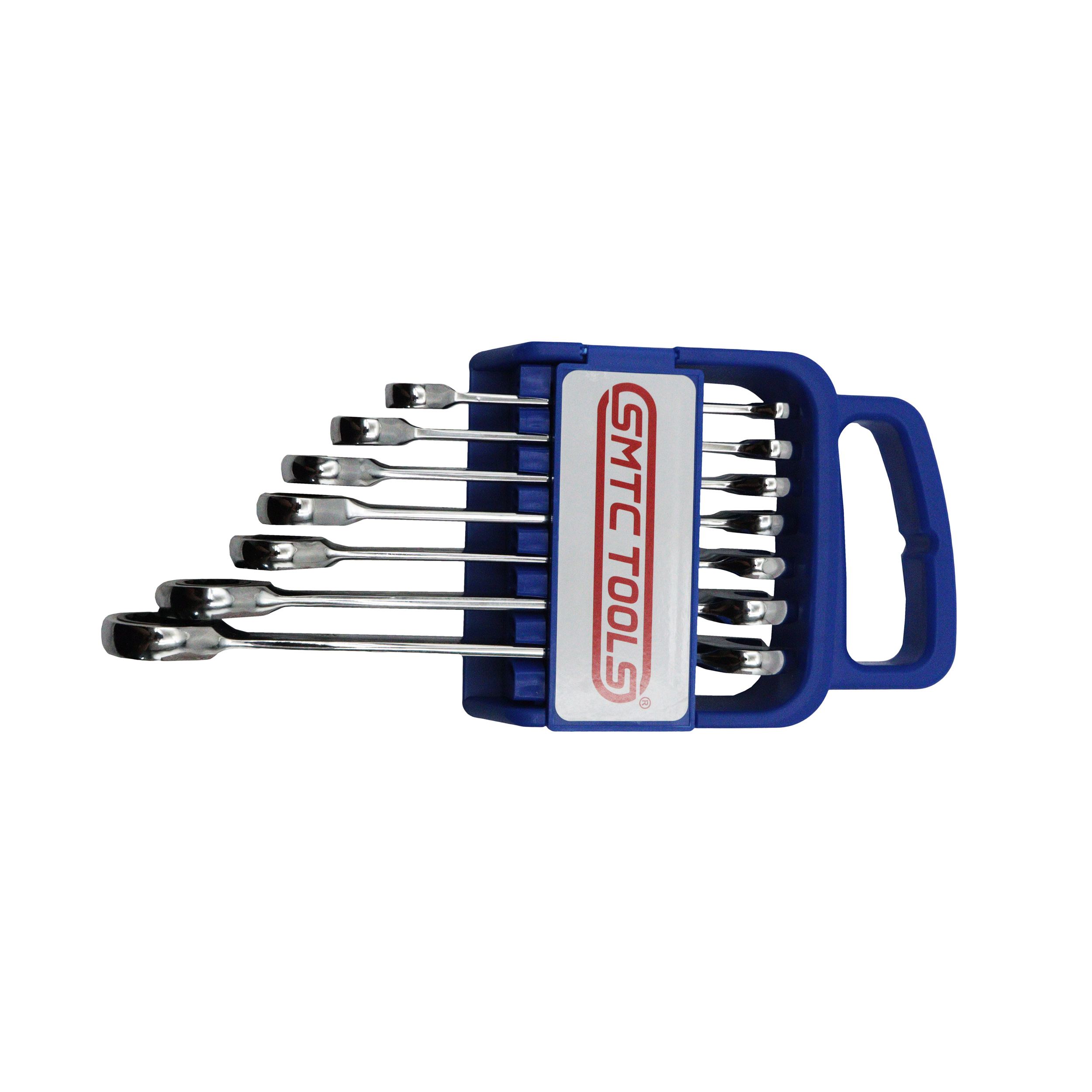 آچار یکسر تخت و یکسر رینگی اس ام تی سی مدل جغجغه ای YP-7PCS  مجموعه 7 عددی