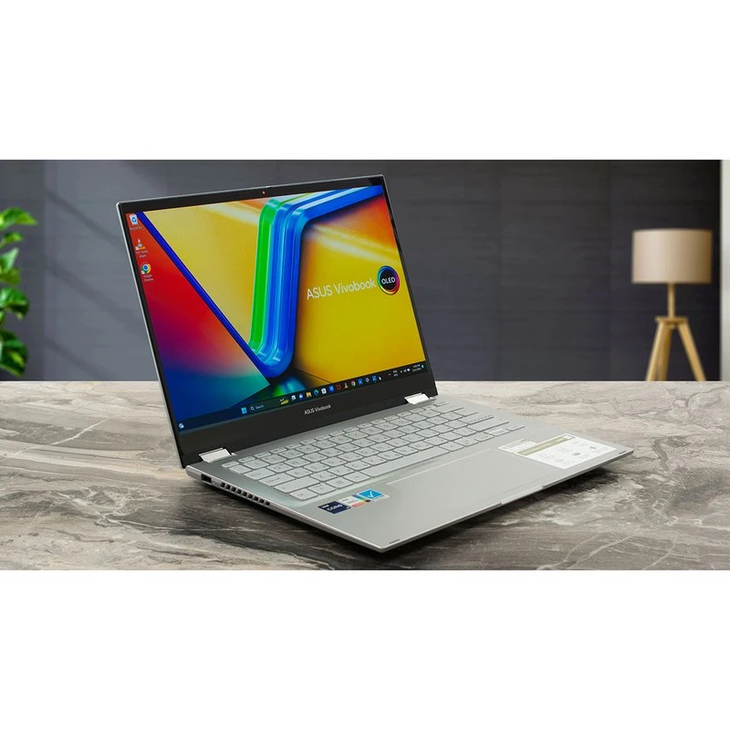 لپ تاپ 14 اینچی ایسوس مدل Vivobook S 14 Flip-TP3402VA-LZ669W-i5 13420H-40GB DDR4 3200MHz-512GB SSD-Touch-Backlit-W - کاستوم شده