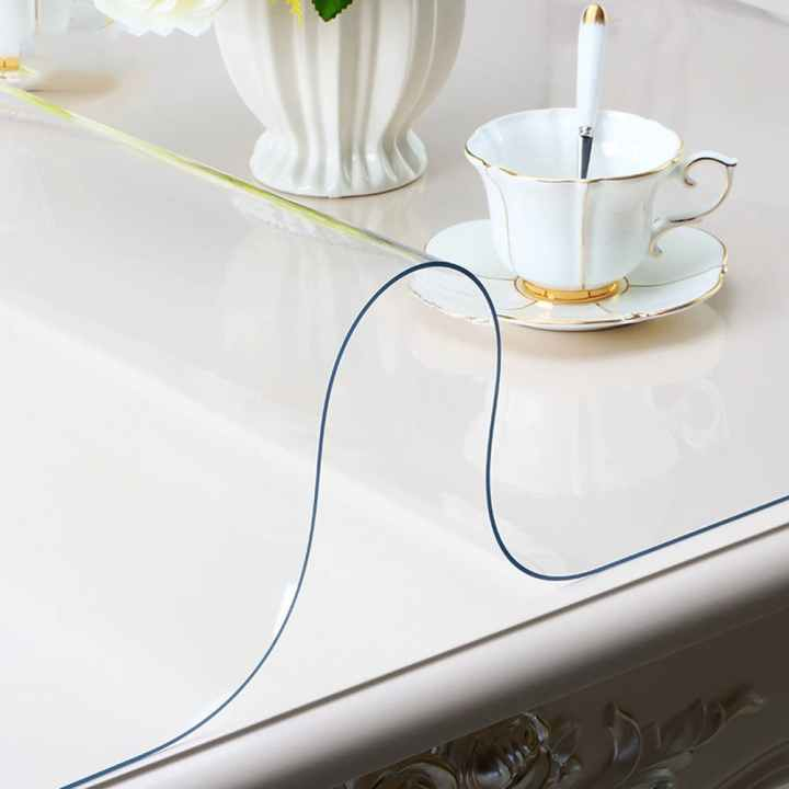 طلق رومیزی مدل کریستال ضخیم کد A100-T210 سایز 210×100 سانتیمتر