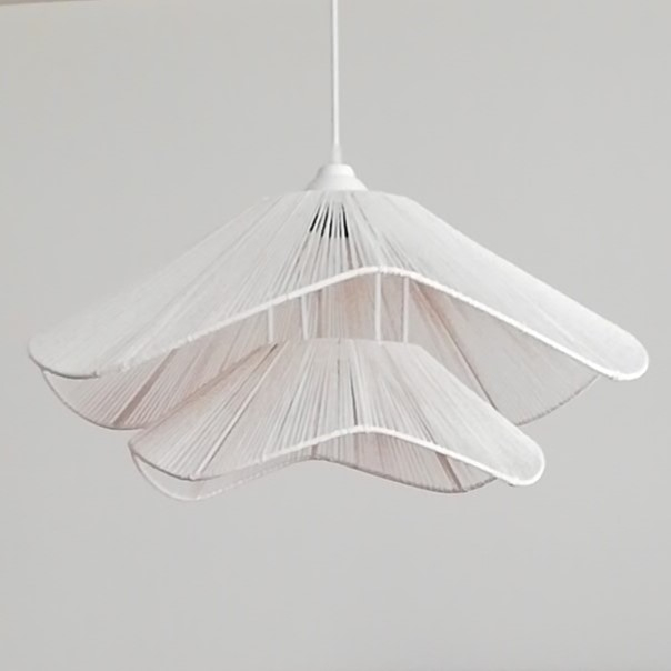 لوستر بافتنی مدل سقفی دست باف مکرومه دریا