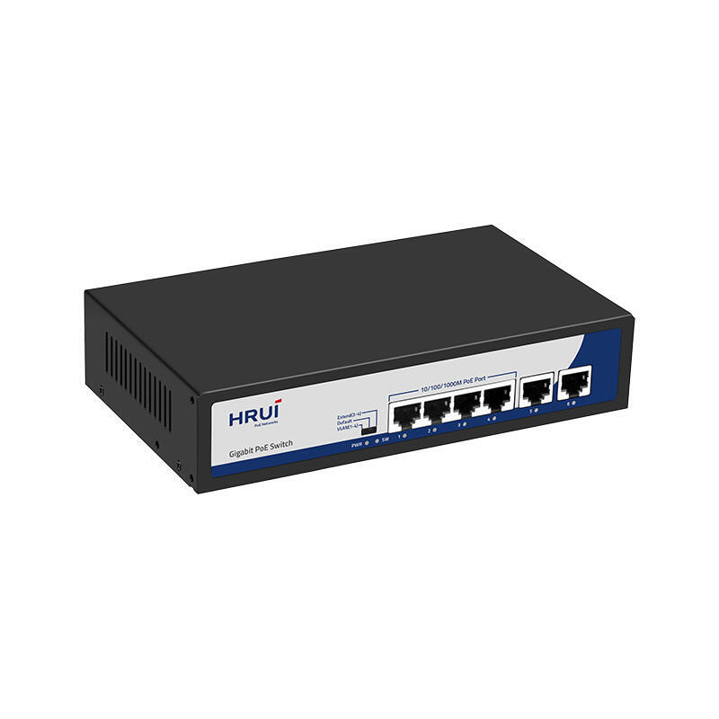سوئیچ چهار پورت PoE گیگ اچ ار یو ای مدل HR900-AFG-42N