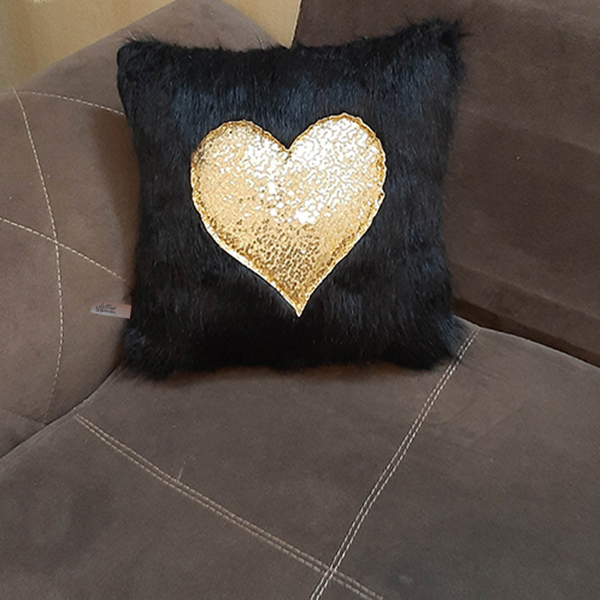 کوسن تیگران مفشوو مدل قلبی کد M3 مجموعه 3 عددی به همراه شال مبل