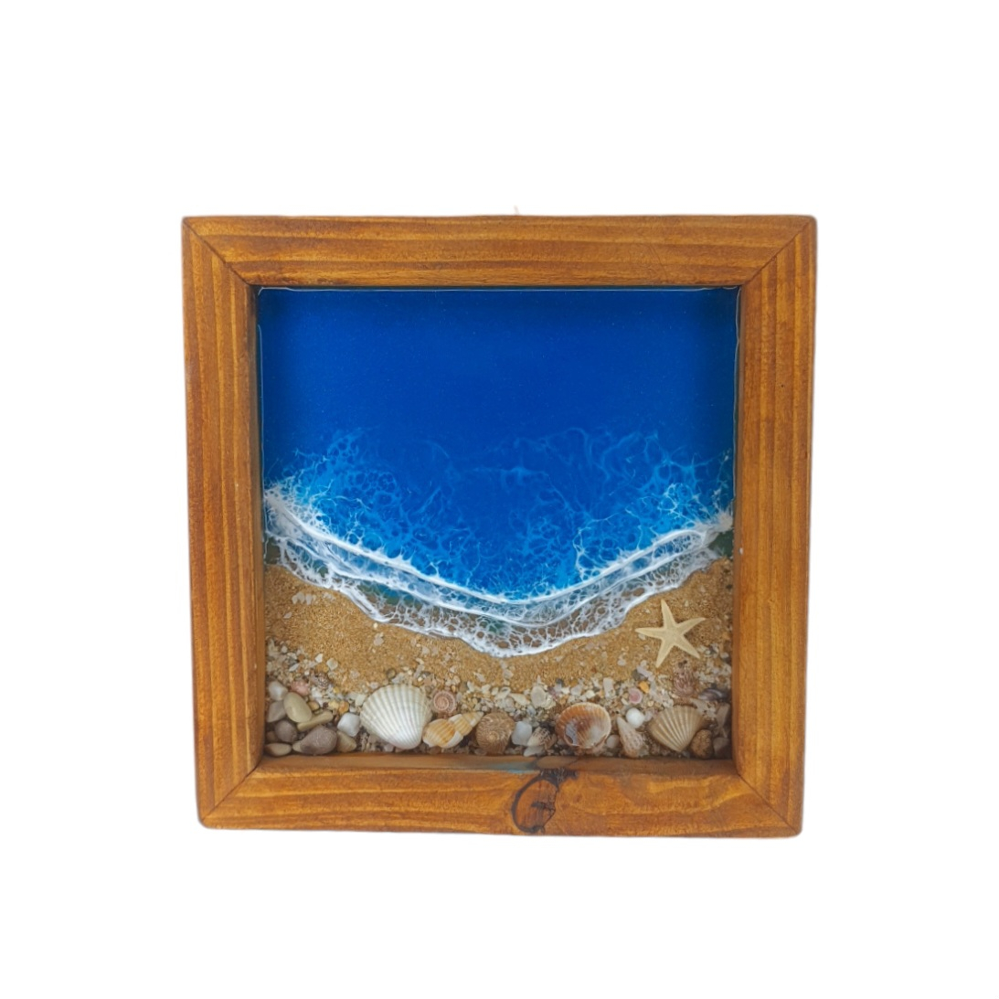 تابلو رزینی طرح دریا و ساحل