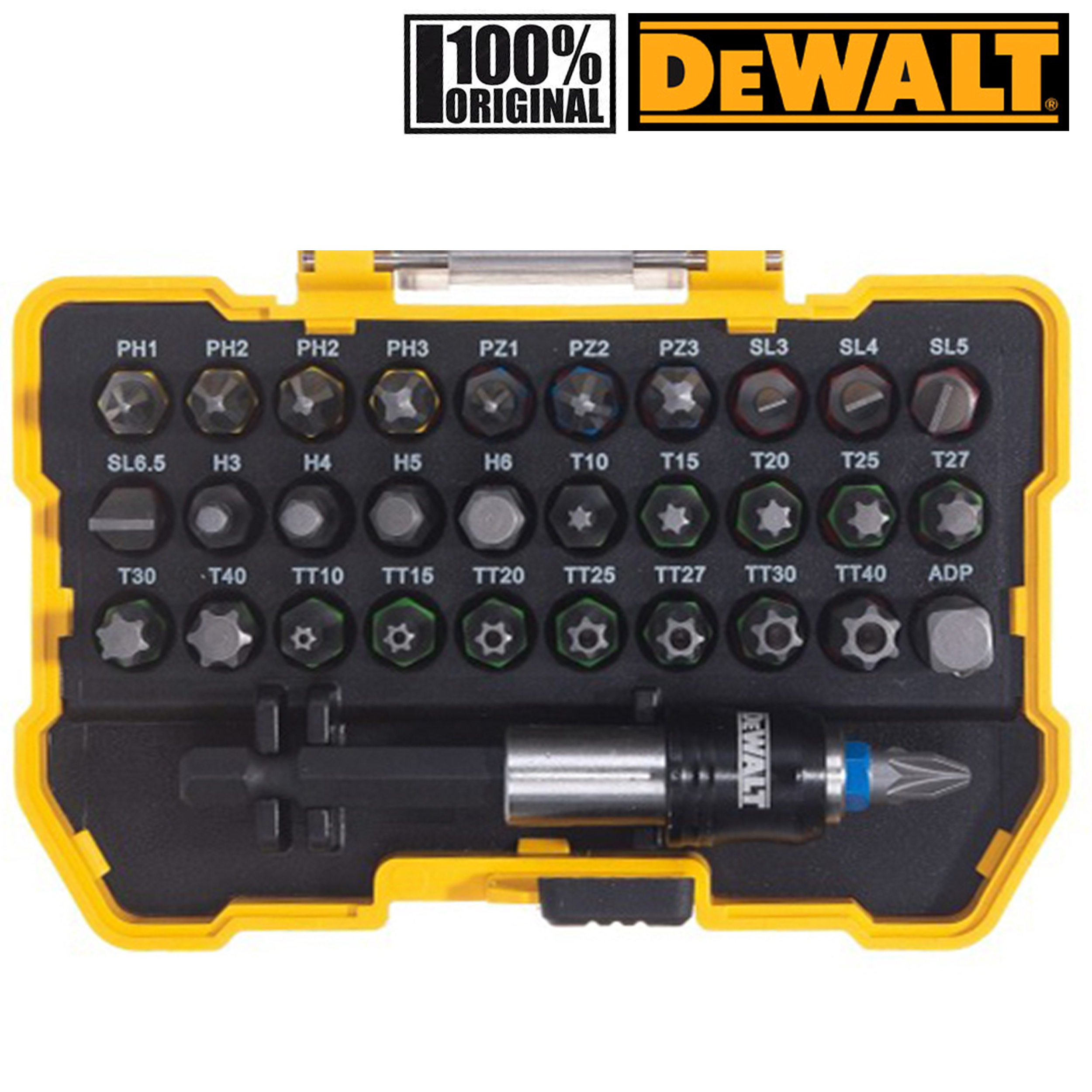 مجموعه 32 عددی سری پیچ گوشتی دیوالت مدل DT7969-Dewalte