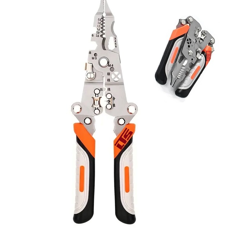 انبر سیم لخت کن ال تی اس مدل تاشو سایز 8 اینچ