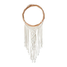 آویز بافتنی مکرومه مدل حلقه ای کد 323