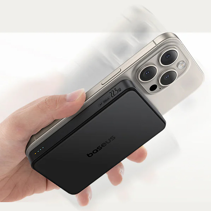 پاور بانک بیسوس مدل PPWPQ10 ظرفیت 10000 میلی آمپر ساعت