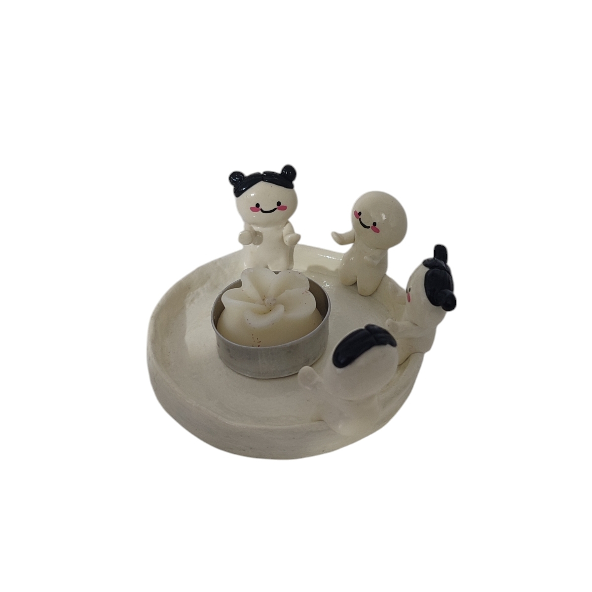 شمعدان سرامیکی مدل ایموجی