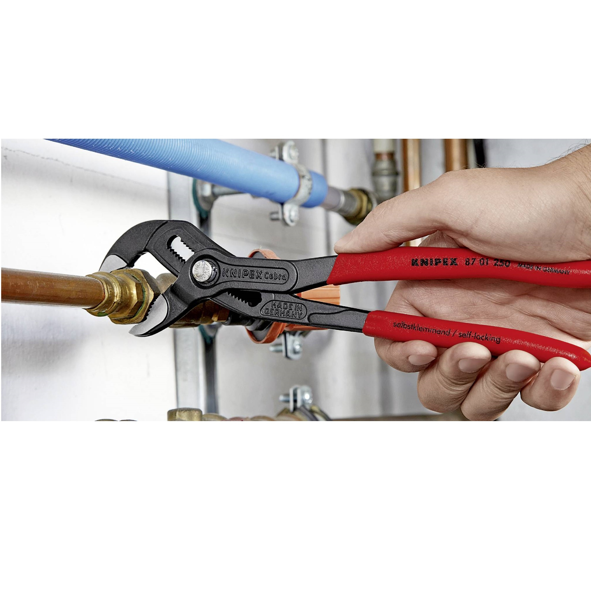 انبر کلاغی کنیپکس مدل کبری 8701250 سایز 10 اینچ