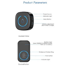 زنگ بی سیم مدل هوشمند Smart c55