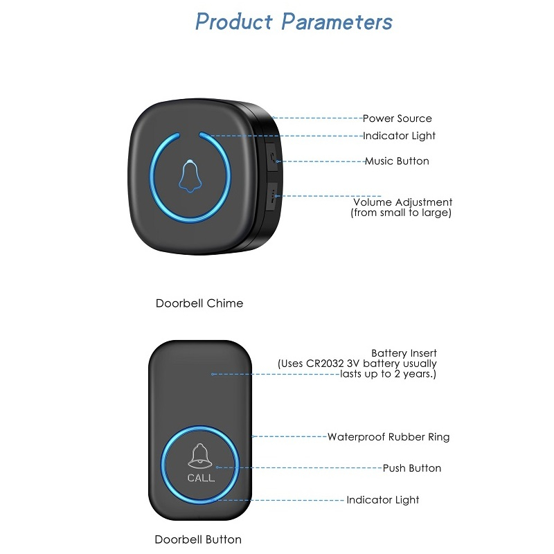 زنگ بی سیم مدل هوشمند Smart c55