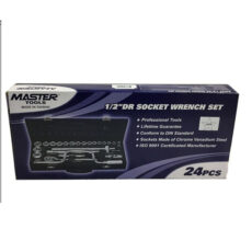 مجموعه 24 عددی آچار بکس مستر تولز مدل BM424-6PD