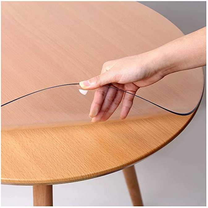طلق رومیزی مدل کریستال ضخیم کد A90-T180 سایز 180×90 سانتی متر
