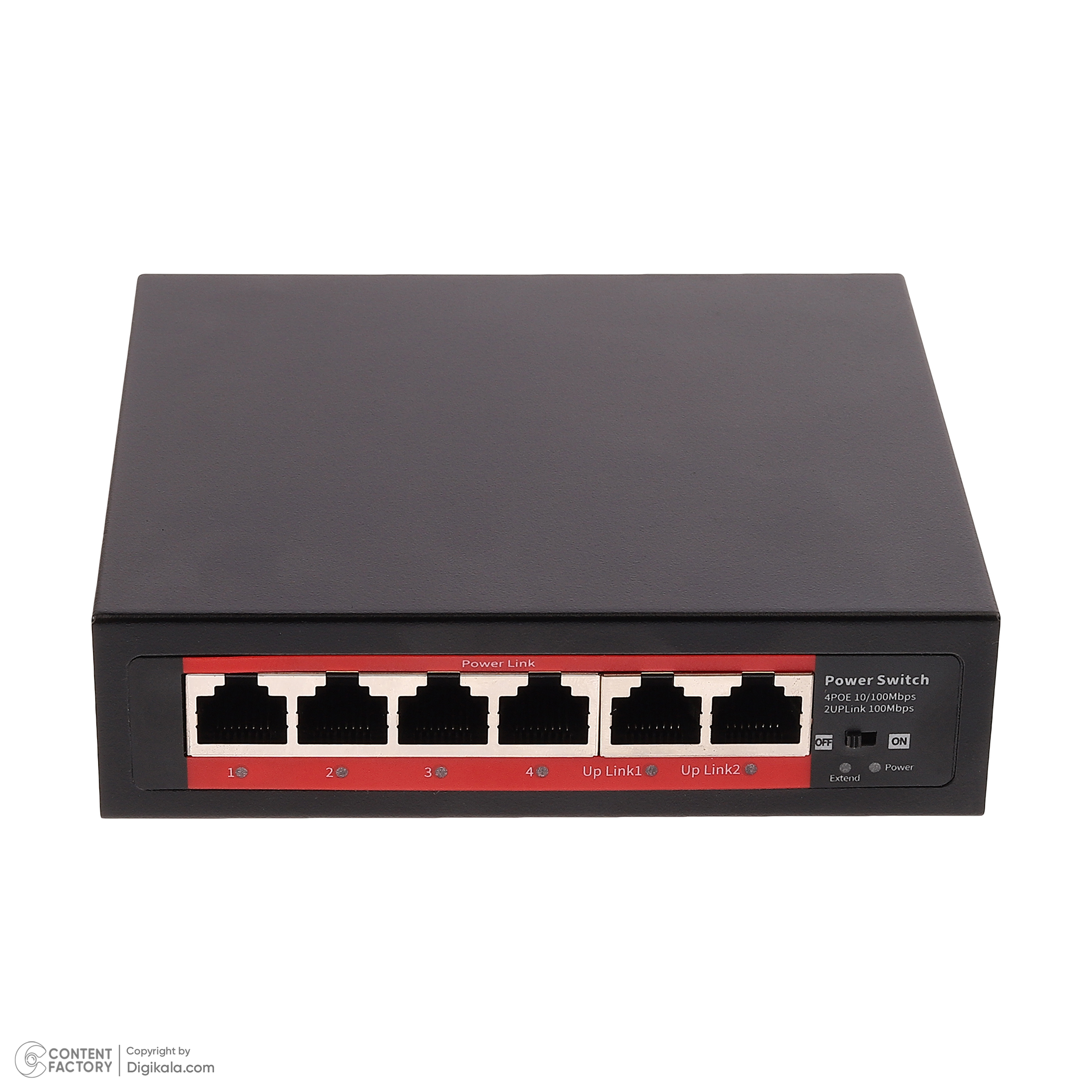 سوییچ 6 پورت POE مدل HC-4842S