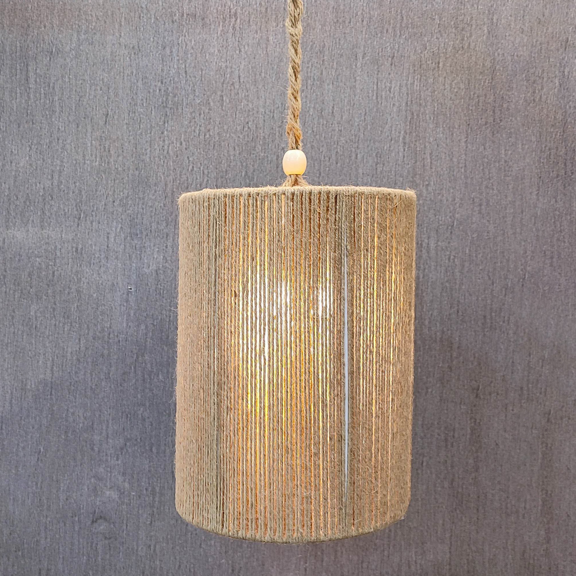 لوستر بافتنی مدل لوستر مدل استوانه 30*22