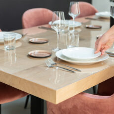 طلق رومیزی مدل T.evim 2.2mm کد A100-T140cm