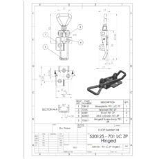 گیره کلمپ اوجاپ مدل 701 L/C