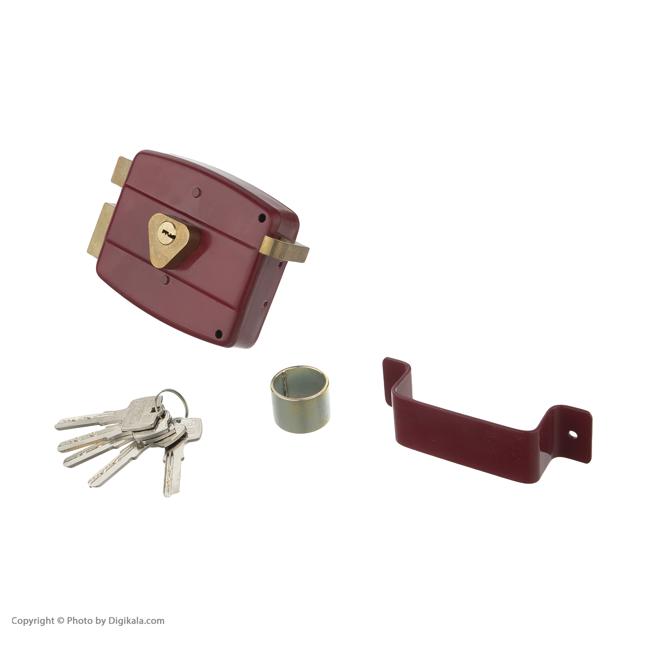 قفل در حیاطی منیر صنعت طرح کالی