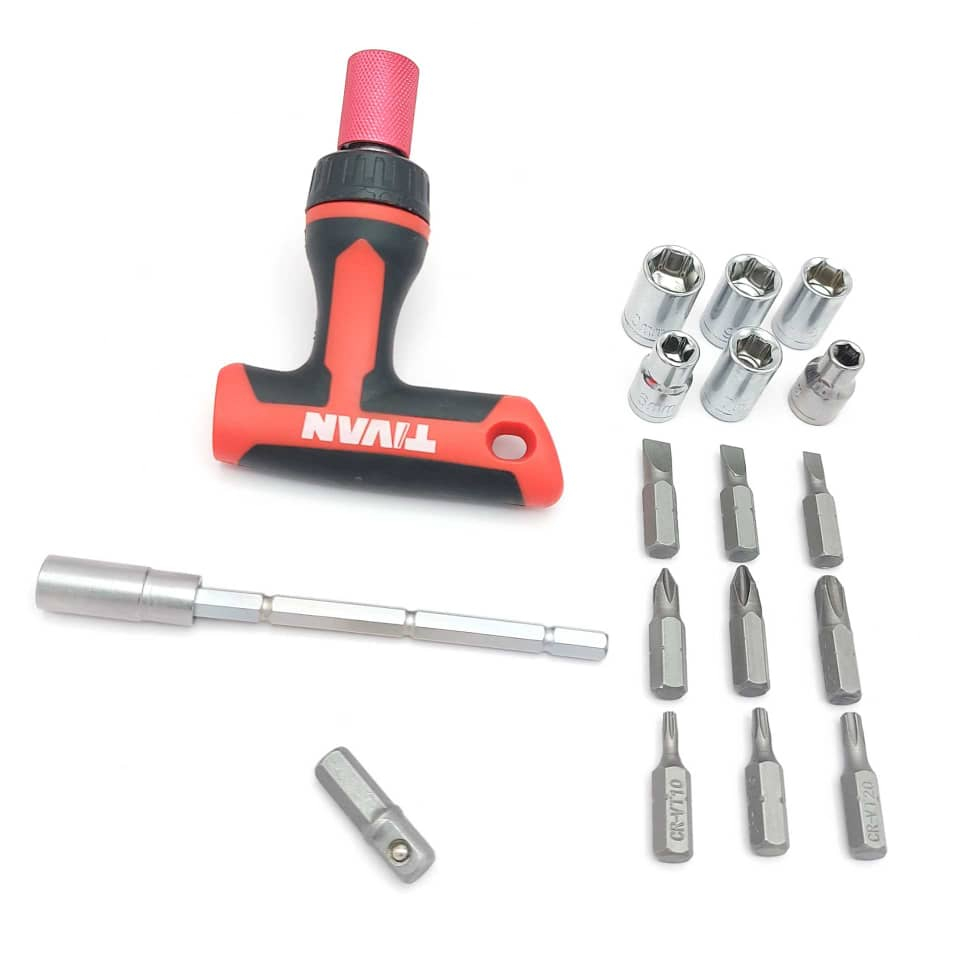 پیچ گوشتی تیوان مدل SDS18 بسته 18 عددی