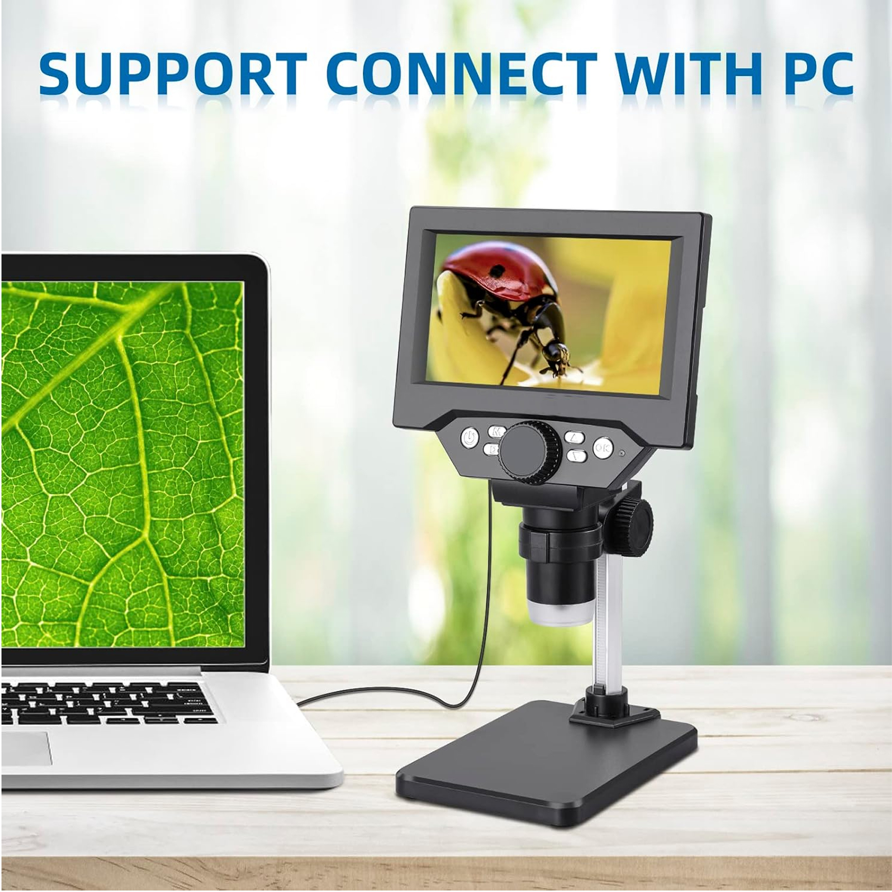 میکروسکوپ دیجیتال مدل Full HD 1000X 10MP