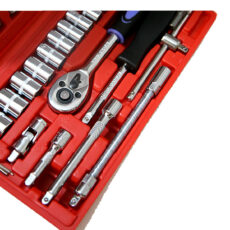 مجموعه 46 عددی اچار و سری بکس مدل BT-0046