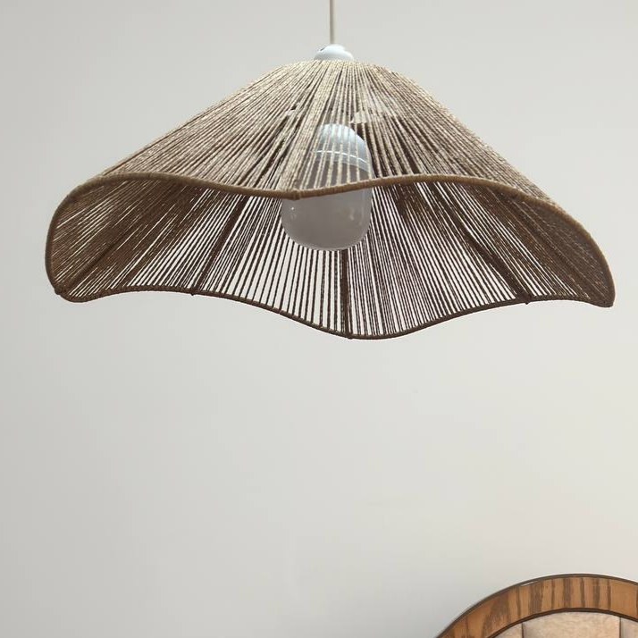 لوستر بافتنی مدل رافیا