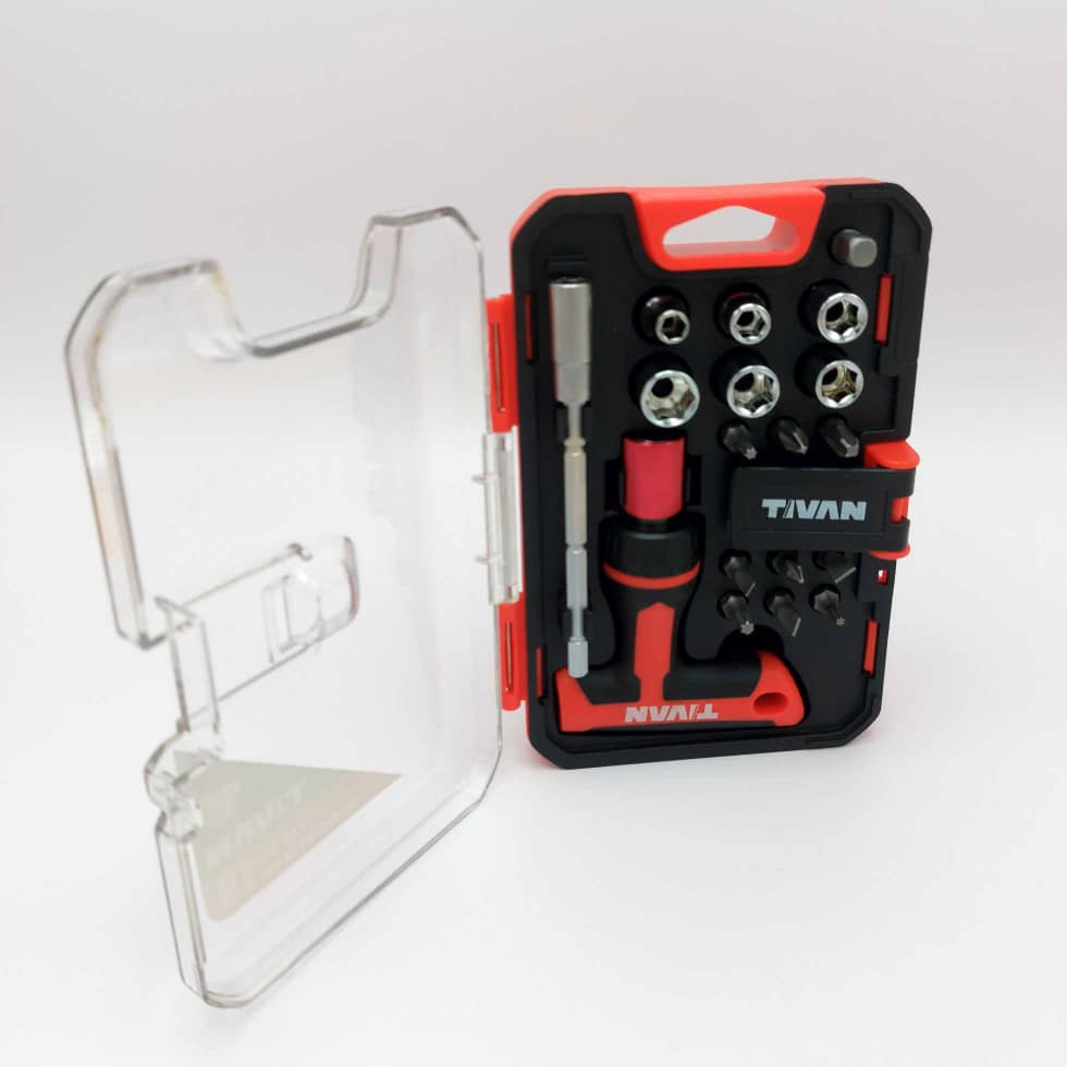 پیچ گوشتی تیوان مدل SDS18 بسته 18 عددی