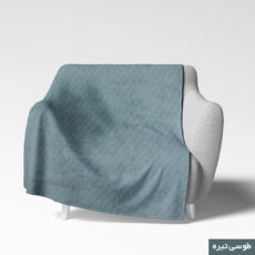 شال مبل شاران هوم مدل مخملی طرح راه راه سایز 450×170 سانتی متر