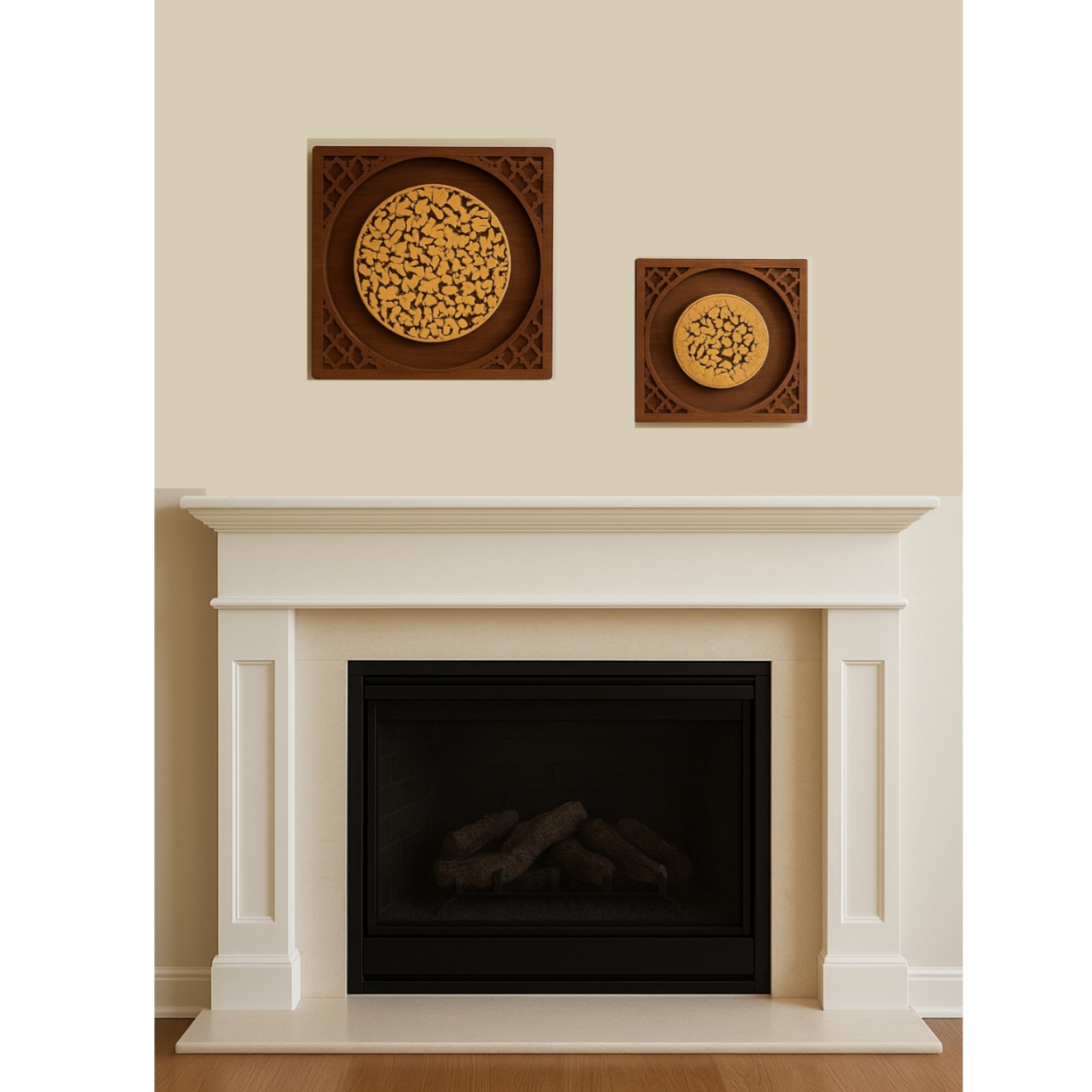 تابلو دکوراتیو مدل مدرن کد ۴۷ مجموعه دو عددی