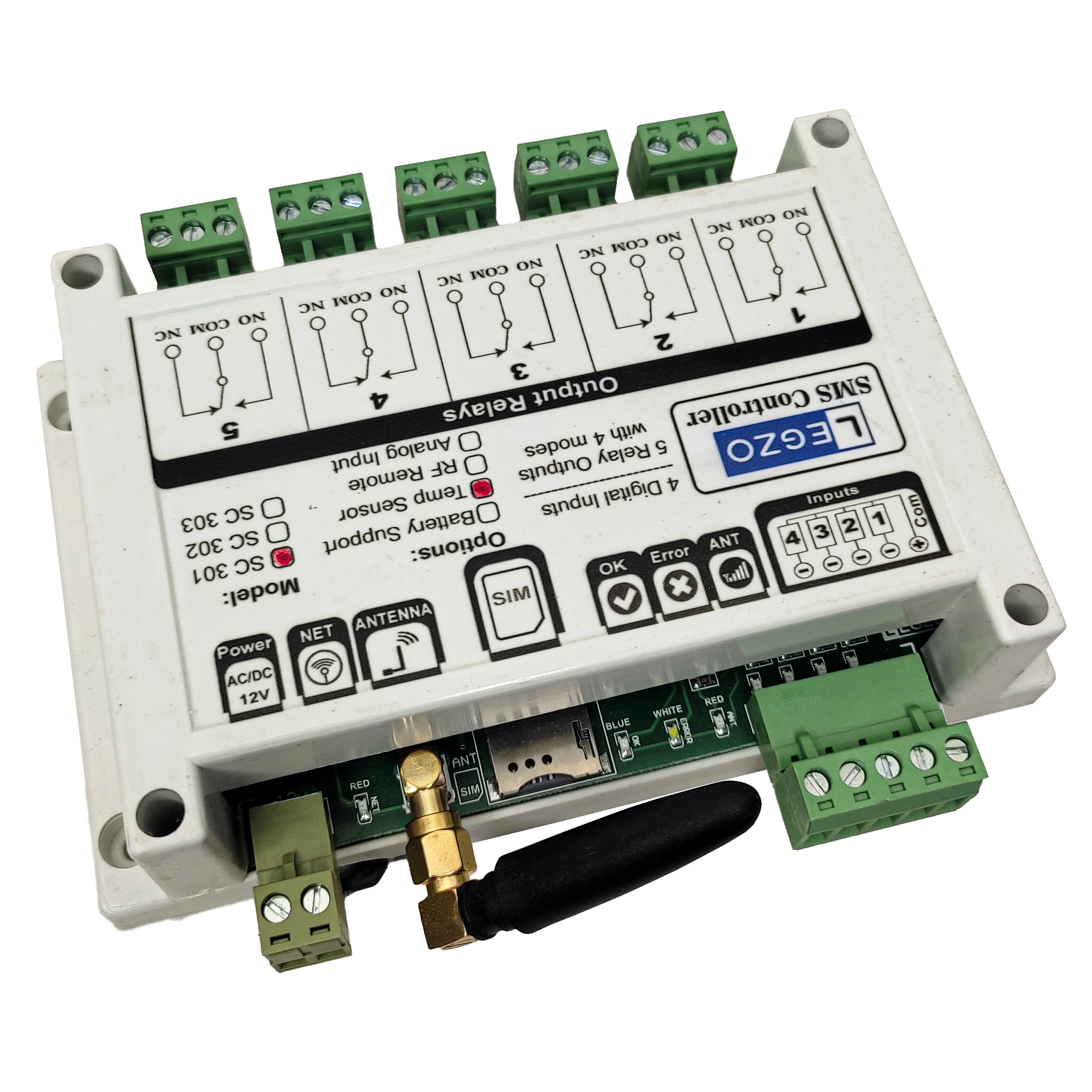 مرکز کنترل پیامکی هوشمند لگزو ویرا مدل SC301