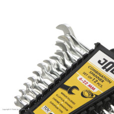 آچار یکسر تخت و یکسر رینگی جاب مدل MM 622 مجموعه 12 عددی