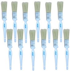 قلم مو نقاشی آریا کد 001 سایز 1 اینچ مجموعه 12 عددی