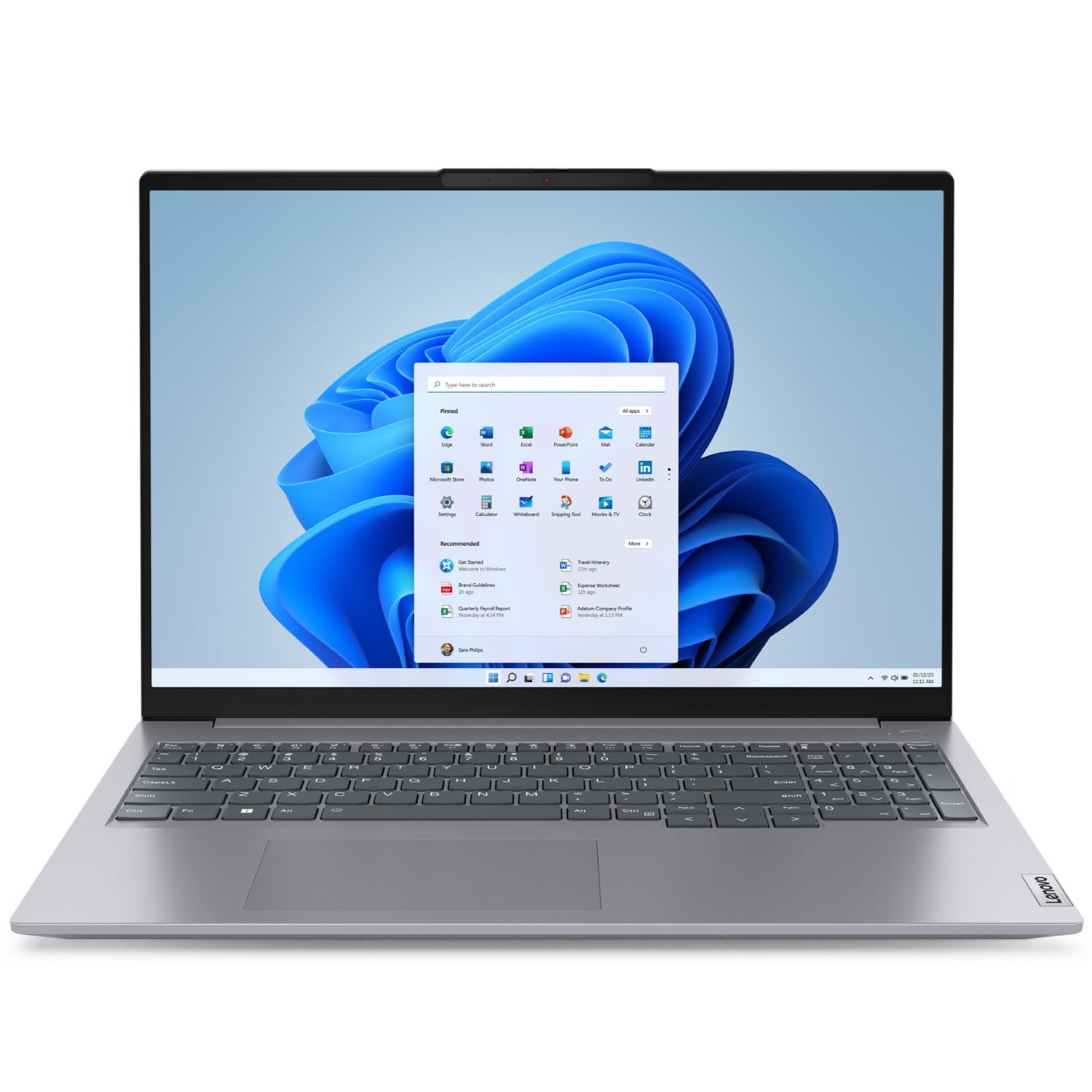 لپ تاپ 16 اینچی لنوو مدل ThinkBook 16 G6 IRL-i3 1315U-8GB DDR4 3200MHz-1TB SSD-IPS-Backlit-Fingerprint - کاستوم شده
