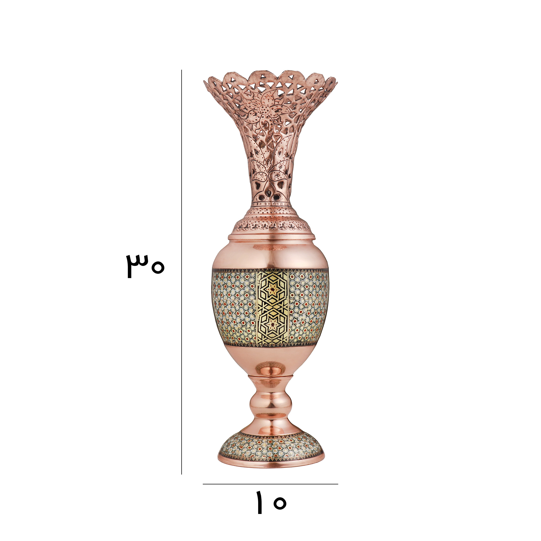 سنبلدان خاتم کاری مدل ساده کد 30