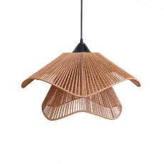 لوستر بافتنی مدل لاله با نخ رافیا کد 50