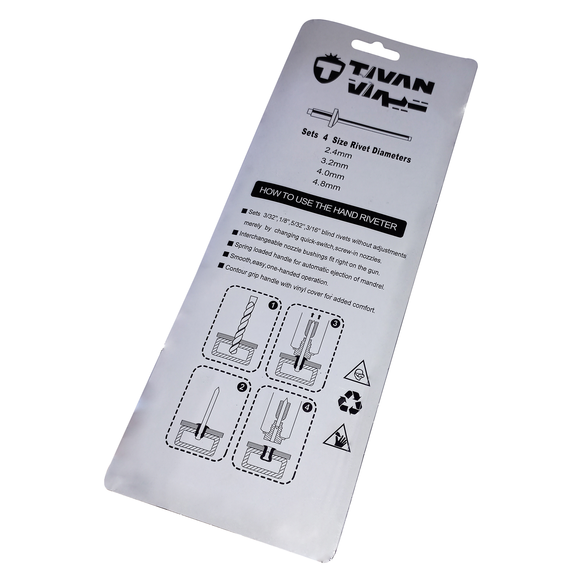 انبر پرچ تیوان مدل HR101