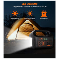 پاوراستیشن 150 وات مدل EG-008pb  ظرفیت 40000 میلی‌آمپرساعت