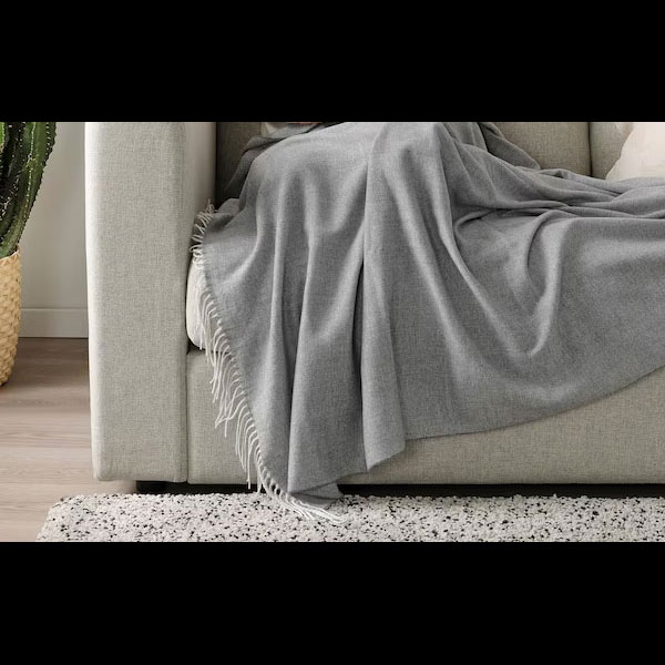 شال مبل ایکیا مدل HOLMVI 305.135.98 سایز 120X160 سانتیمتر