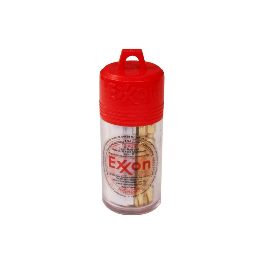 سری پیچ گوشتی دو سر چهار سو اکسون مدل PH2xPH2x65x12 بسته 12 عددی